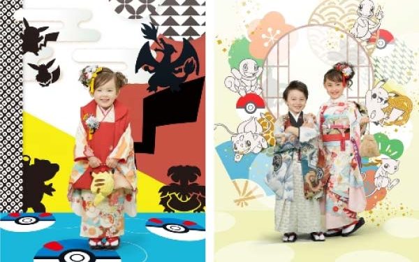 日本照相館與寶可夢合作，可愛聯名孩童和服供大家拍攝三五七成長紀念！